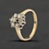 Pre-Owned 9ct Yellow Gold 0.51ct Brilliant Cut Diamond Seven Stone Cluster Ring 41482968