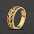 Pre-Owned 9ct Two Colour Gold 0.15ct Diamond Set Clogau Band Ring 41482972