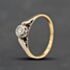 Pre-Owned Vintage Yellow Gold Brilliant Cut Diamond Solitaire Ring 41482986