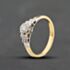 Pre-Owned Vintage Yellow Gold 0.08ct Brilliant Cut Diamond Solitaire Ring 41482988