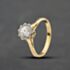 Pre-Owned Vintage Yellow Gold Brilliant Cut Diamond Solitaire Ring 41482989