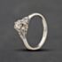 Pre-Owned 18ct White Gold 0.25ct Brilliant Cut Diamond Shoulder Set Solitaire Ring 41482992