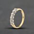 Pre-Owned 18ct Yellow Gold 0.25ct Brilliant Cut Diamond Five Stone Ring 41483010