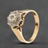 Pre-Owned 9ct Yellow Gold 0.10ct Brilliant Cut Diamond Round Cluster Ring 41483045