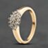 Pre-Owned 9ct Yellow Gold 0.35ct Brilliant Cut Diamond Cluster Ring 41483046