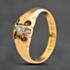 Pre-Owned 22ct Yellow Gold 0.12ct Diamond Solitaire Ring 41483070