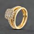 Pre-Owned 18ct Yellow Gold 1.02ct Brilliant Cut Diamond Bridal Set Ring 41483073