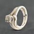Pre-Owned 9ct White Gold 0.33ct Brilliant Cut Diamond Bridal Set Ring 41483074