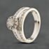 Pre-Owned 9ct White Gold Brilliant Cut Diamond Bridal Set Ring 41483075