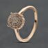 Pre-Owned 9ct Rose Gold 0.35ct Diamond Oval Cluster Ring 41483079