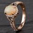Pre-Owned Le Vian Rose Gold Opal and Diamond Ring 41482506