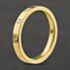 Pre-Owned 18ct Yellow Gold 0.12ct Princess Cut Diamond Flat 2.9mm Wedding Ring 41871446