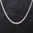 Pre-Owned 14ct White Gold 10.00ct Brilliant Cut Diamond 17 Inch Tennis Necklace 4304091