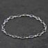 Pre-Owned 14ct White Gold 3.25ct Sapphire & 0.25ct Brilliant Cut Diamond Oval 7.25 Inch Bracelet 43071022