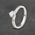 Pre-Owned Platinum 0.27ct Brilliant Cut Diamond Shoulder Set Solitaire Ring 43121064