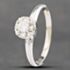 Pre-Owned 9ct White Gold 0.14ct Brilliant Cut Diamond Cluster Ring 43121094