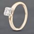 Pre-Owned 9ct Yellow Gold 0.14ct Brilliant Cut Diamond Solitaire Ring 43121097