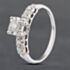 Pre-Owned 9ct White Gold 0.27ct Brilliant Cut Diamond Solitaire Ring 43121120
