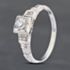 Pre-Owned 14ct White Gold 0.19ct Brilliant Cut Diamond Solitaire Ring 43121126