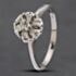 Pre-Owned 14ct White Gold 0.17ct Single Cut Diamond Cluster Ring 43121133