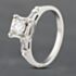 Pre-Owned 9ct White Gold 0.47ct Brilliant Cut Diamond Solitaire Ring 43121152