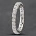Pre-Owned 18ct White Gold 1.30ct Brilliant Cut Diamond Full Eternity Ring 43121169