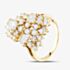 Pre-Owned 18ct Yellow Gold 1.66ct Diamond Multi Cluster Ring 43121182
