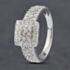 Pre-Owned 14ct White Gold 1.15ct Brilliant Cut Diamond Cluster Ring 43121213