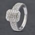 Pre-Owned 14ct White Gold 1.15ct Brilliant Cut Diamond Cluster Ring 43121215