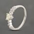 Pre-Owned Platinum 0.44ct Yellow & White Diamond Heart Shape Dress Ring 43121273