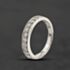 Pre-Owned 9ct White Gold Diamond Half Eternity Ring 43121354