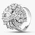 Pre-Owned Platinum 2.05ct Diamond Swirl Cluster Ring 431215635