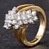 Pre-Owned 14ct Yellow Gold 1.50ct Brilliant Cut Diamond Multi Stone Cluster Ring 4312168