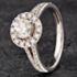 Pre-Owned 18ct White Gold Diamond Cluster Ring 4312227