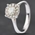 Pre-Owned 14ct White Gold 0.68ct Brilliant Cut Diamond Cluster Ring 4312236