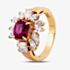 Pre-Owned 14ct Yellow Gold 1.50ct Ruby & 1.00ct Diamond Ring 4312302
