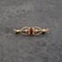 Pre-Owned 9ct Yellow Gold Garnet Bar Brooch 43131000