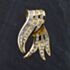 Pre-Owned 18ct Yellow Gold 1.90ct Diamond Baguette And Brilliant Cut Multi-Strand Loose Pendant 4314044