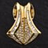 Pre-Owned 14ct Yellow Gold 2.16ct Diamond Fancy Slider Baguette & Brilliant Cut Loose Pendant 4314056
