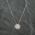 Pre-Owned 9ct White Gold 0.50ct Diamond Star Burst Pendant & 18 Inch Box Chain 4314106