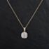 Pre-Owned 14ct Yellow Gold 0.50ct Brilliant Cut Diamond Pendant & 18 Inch Prince Of Wales Chain 4314109