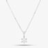 Pre-Owned Platinum 0.76ct Brilliant Cut Diamond Pendant & 16-18 Inch Trace Chain 43141145