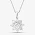 Pre-Owned Platinum 2.10ct Brilliant Cut Diamond Round Pendant & 16 Inch Box Chain 43141180