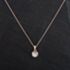 Pre-Owned 9ct Rose Gold 0.24ct Brilliant Cut Diamond Round Stone Set Pendant & 18 Inch Prince Of Wales Chain 4314120