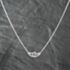 Pre-Owned 14ct White Gold 0.42ct Diamond Multi Stone Pendant & 16 Inch Rope Chain 43141212