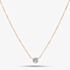 Pre-Owned 18ct Yellow Gold 0.71ct Brilliant Cut Diamond Floating Single Stone Pendant & 16-18 Inch Trace Chain 43141216