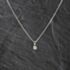 Pre-Owned 18ct White Gold 0.30ct Brilliant Cut Diamond Solitaire Pendant & 16 Inch Trace Chain 43141342