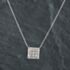 Pre-Owned 14ct White Gold 0.66ct Diamond Pendant & 18 Inch Trace Chain 4314152