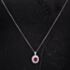 Pre-Owned Platinum Oval 1.79ct Ruby & 0.86ct Diamond Pendant 4314549