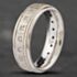 Pre-Owned 14ct White Gold Brilliant Cut Diamond Set Band Ring 43151005